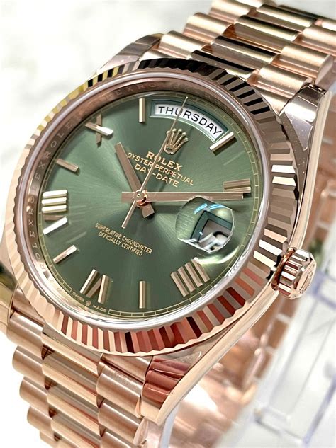 gold rolex with diamonds mens|Rolex day date 40 228235.